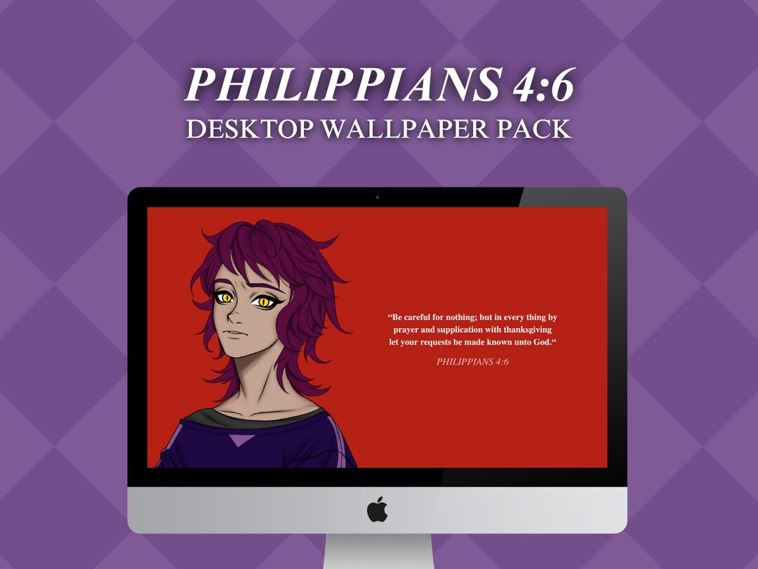 Bible Verse Desktop Wallpaper Pack | Philippians 4:6 Background Bible ...