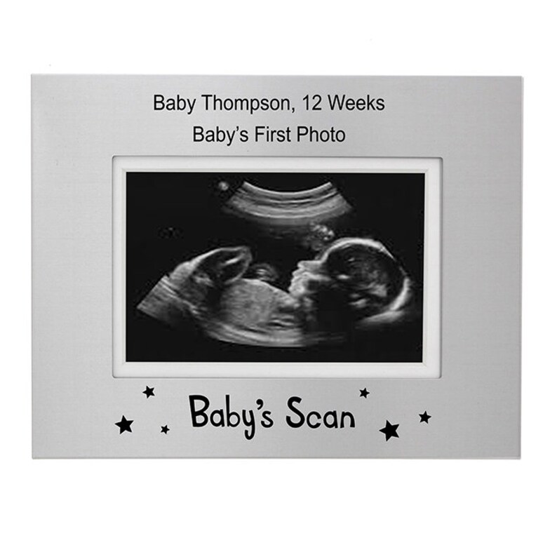 Personalised Baby Scan Photo Frame 4.5 x 3' Frame Etsy