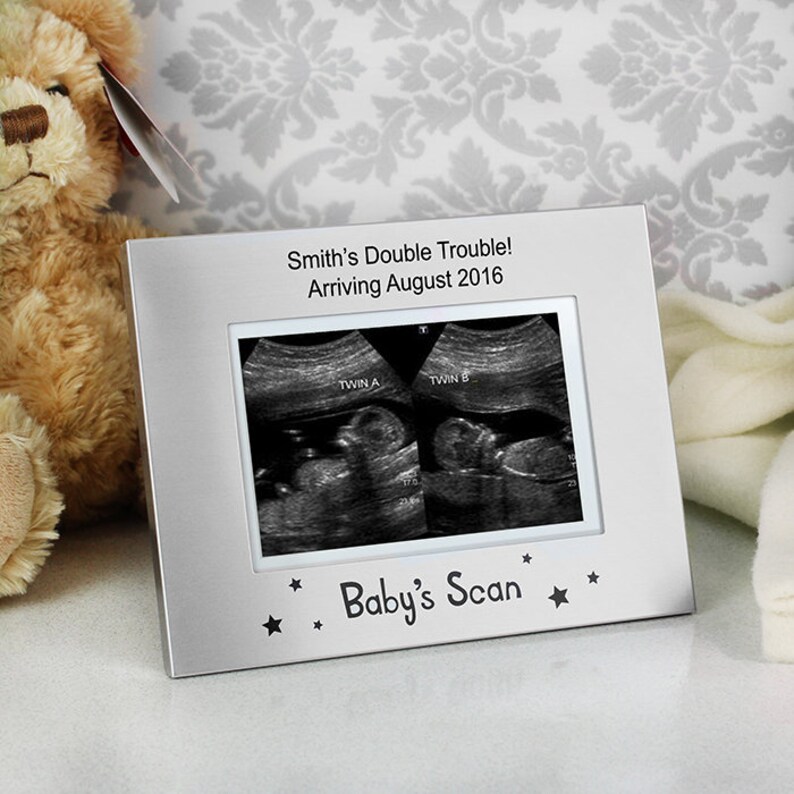 Personalised Baby Scan Photo Frame 4.5 x 3' Frame Etsy