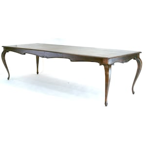 542 French farm table, harvest table, farm table, hand carved dining, farmhouse table, antique finish, customizable table, dining table