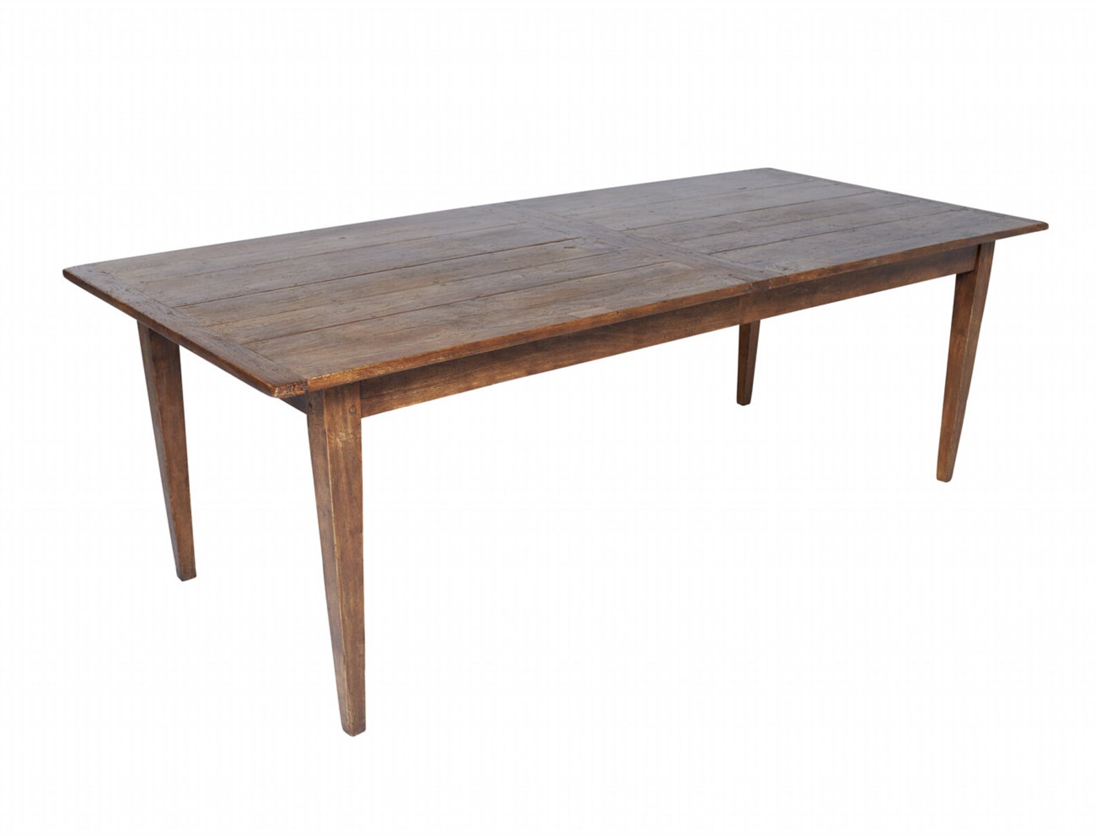 807 Extension Table, Farmhouse Table Bench, Antique Finish, Extending
