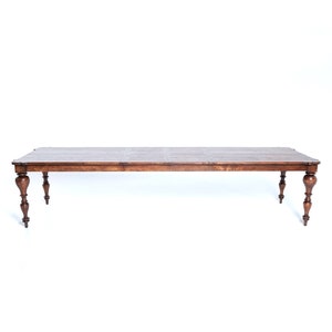 810 Extension table, farmhouse table, antique finish, extending table, harvest table, farm table with leaves,  dining table