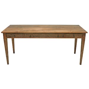 358 Computer desk, writing desk, drawers, desk drawers, keyboard, library table, shaker table, shaker desk, Portland Oregon, wooden desk
