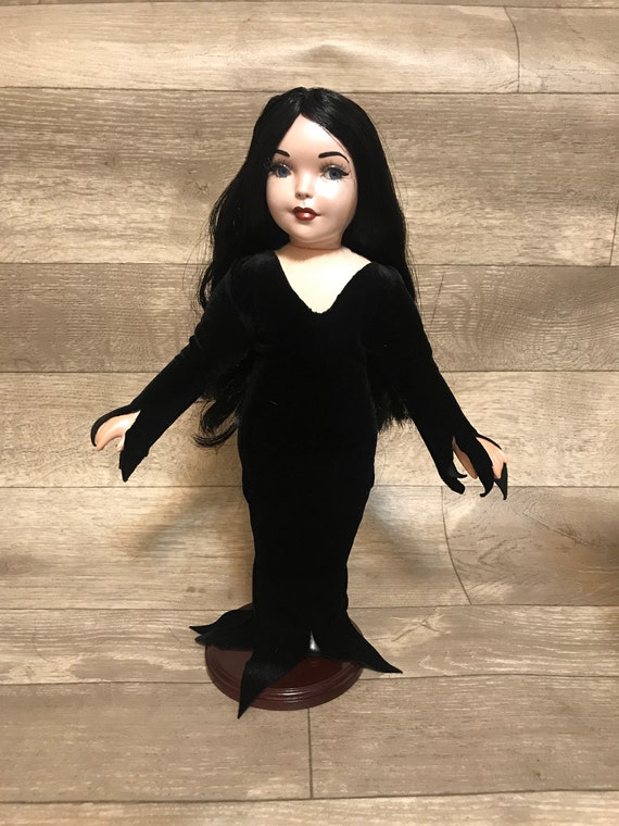 morticia addams doll