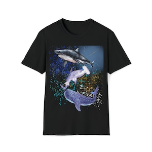 Funny Shark Shirt, Shark Week Shirt, Shark Shirt, Ocean Shirt, Cute Shark Tee, Little Shark T-Shirt, Sharks Love Shirt, Beach Gift T-Shirt,