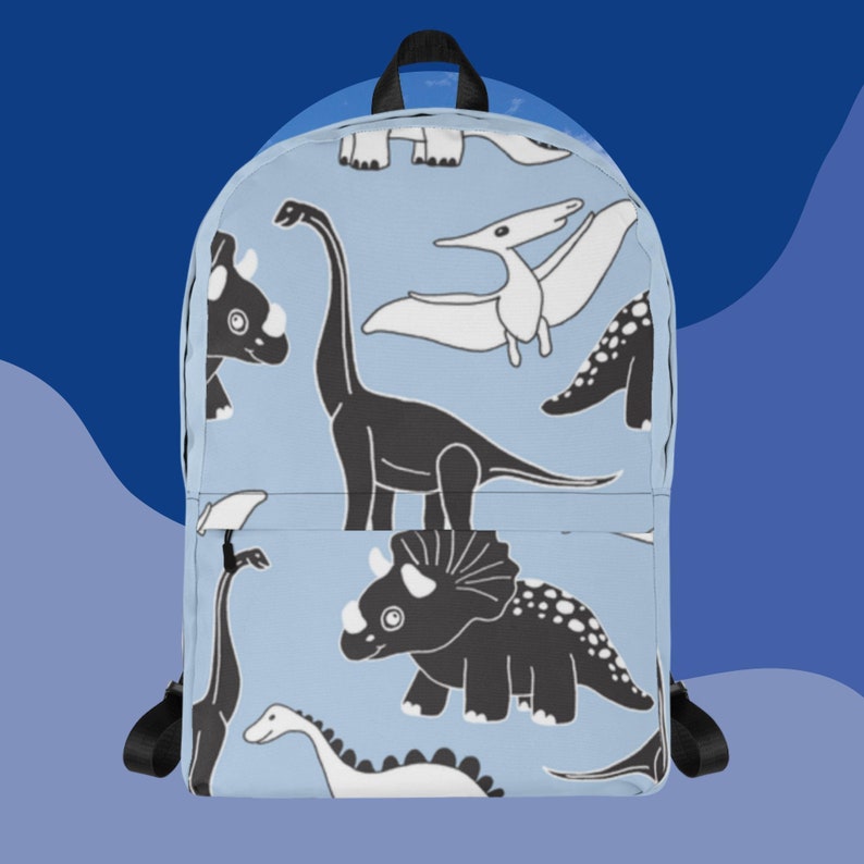Cute Dinosaur Toddler Backpack For Boys & Girls – Lightweight Preschool Bag With Chest Strap, 10x4x12 Inch