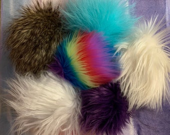 Faux Fur Pompoms