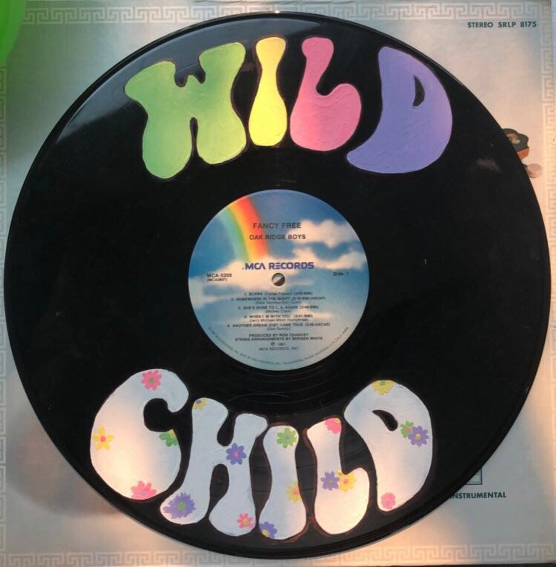 CUSTOM Painted Vinyl Records Etsy