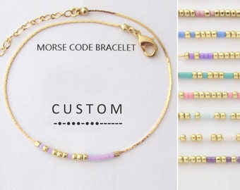 Will you be my Bridesmaid Maid of Honor, I couldn't tie the knot say I do without you, Bridesmaid proposal Gift Morse Code Bracelet / MBAbri
