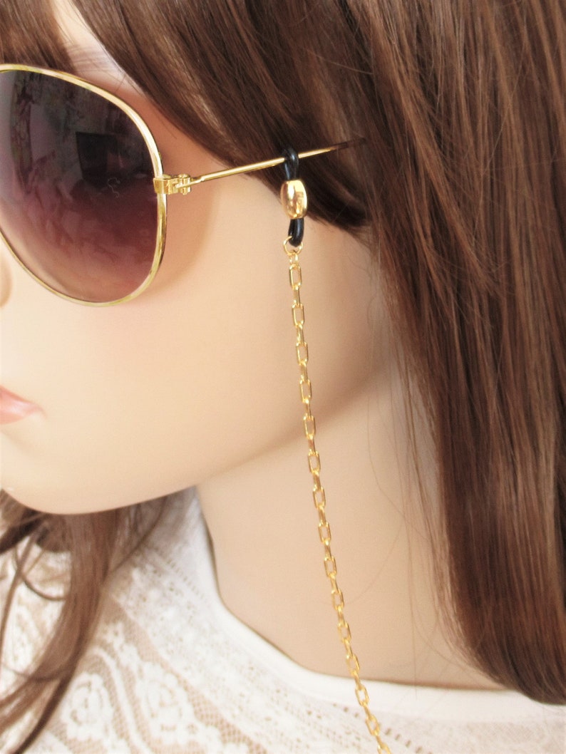 Glasses Chain Gold Sunglasses Chain Eyeglasses Chain Etsy UK