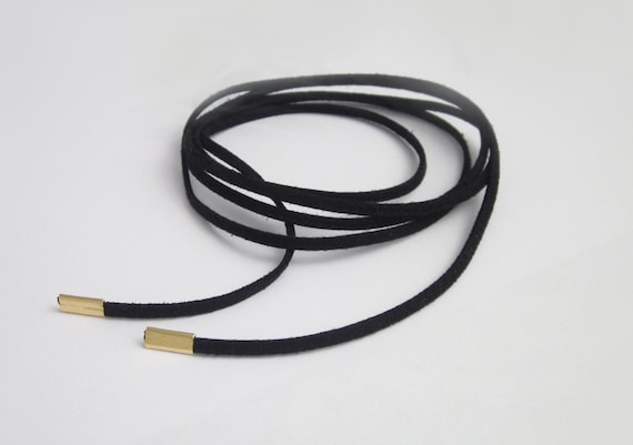 【mnem】25SS★ [mnem] draped suede wrap choker Suede Wrap Necklace, Wrap Choker, Black Suede Choker, Black