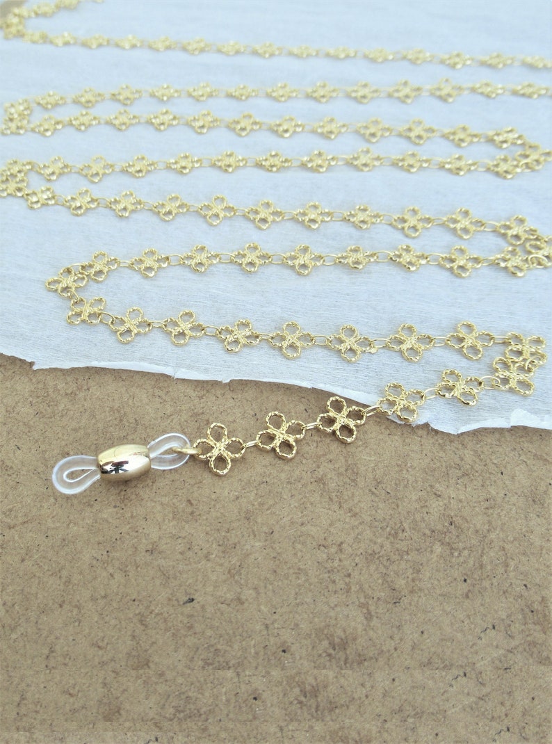 Eyeglass chain hanger Gold sunglasses necklace Glasses Etsy