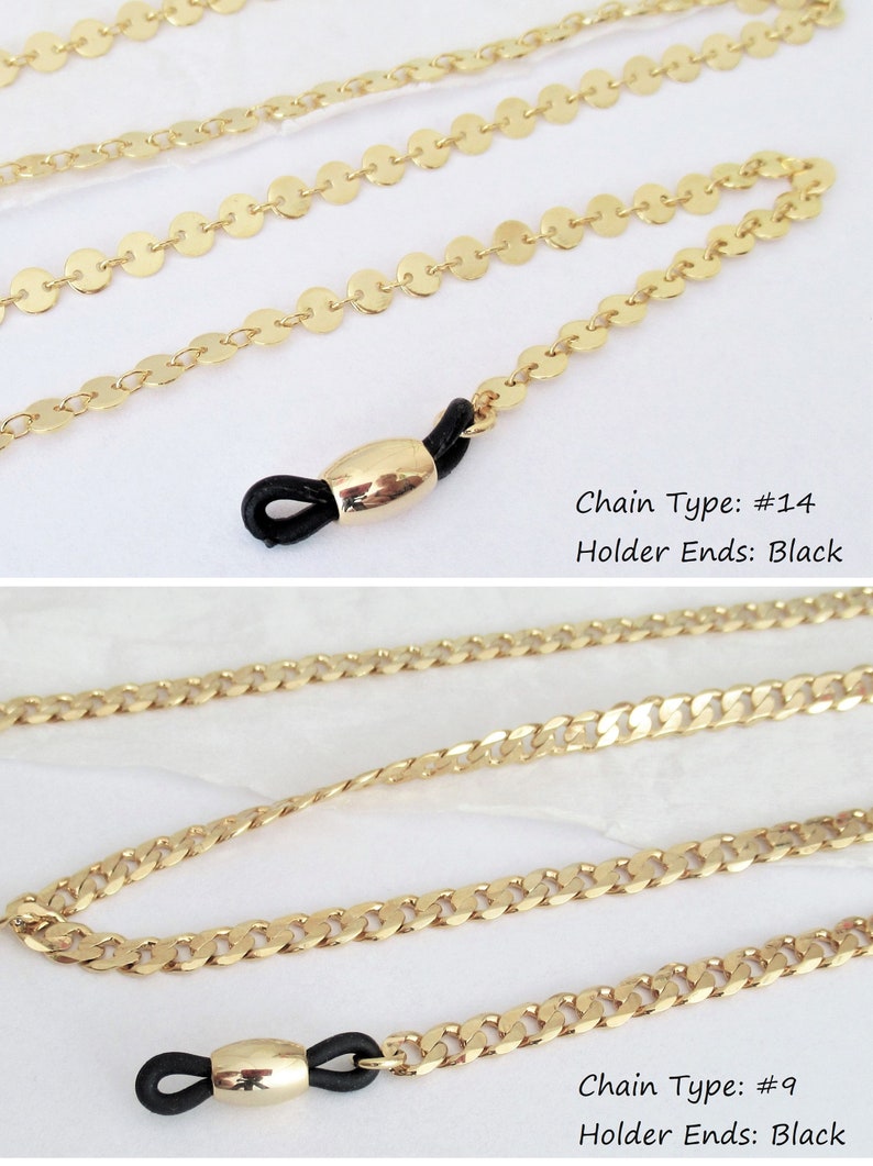 Eyeglass chain hanger Gold sunglasses necklace Glasses Etsy