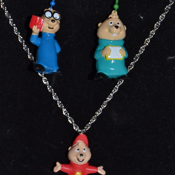 Alvin and The Chipmunks Necklace and Earring Set