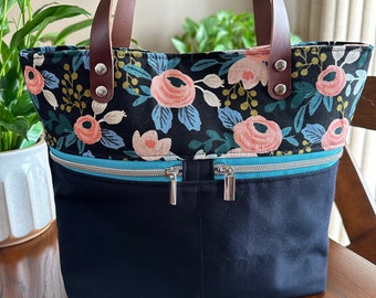 Alice purse, project bag, handheld bag