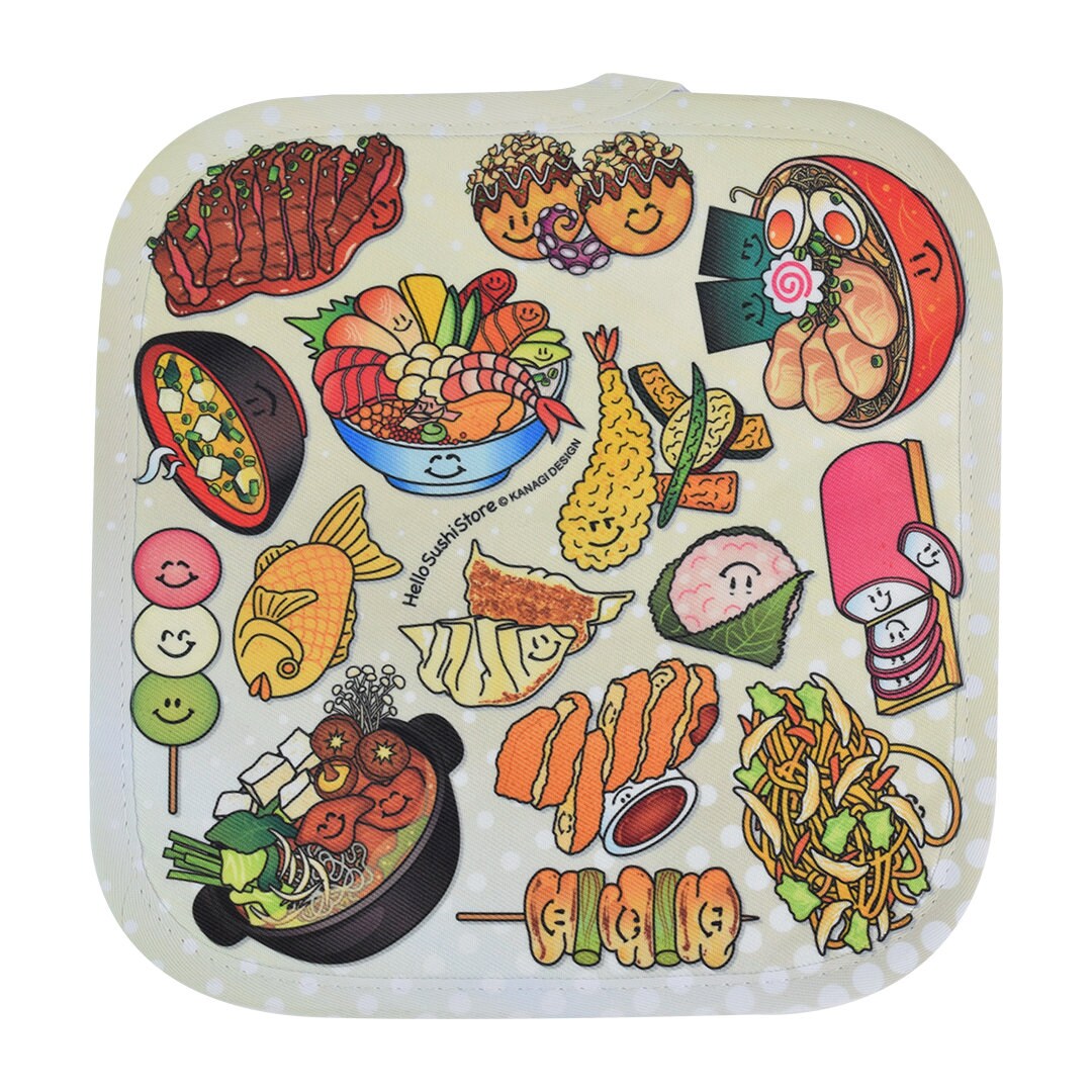 Japanese Pot Holder, Hot Pad, Japanese Food, Dish Holder, Japanese
