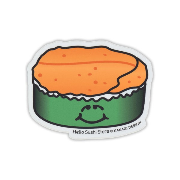 Sushi Sticker, Sea Urchin Sticker, Uni Sticker, Uni Sushi, Seafood Sticker, Rice Sticker, Sushi Lover, Japanese Food Sticker, Sushi Gift