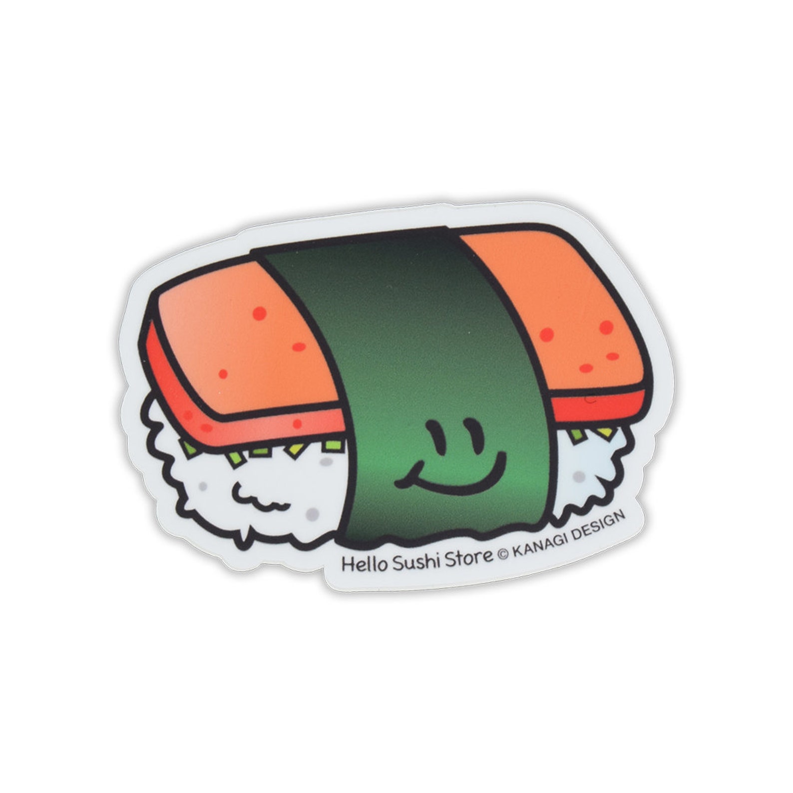 Spam Musubi Sticker Spam Sticker Foodie Decal Hawaiian Food Etsy