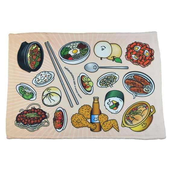 Korean Hand Towel Korean Kitchen Towel Korean Dish Towel Etsy