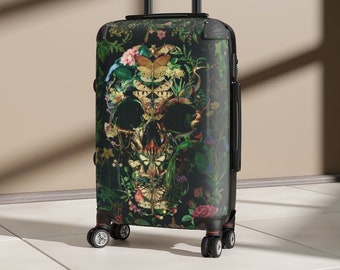 FOLPPLY Day Of The Sugar Skull Luggage Cover Baggage Suitcase Travel Protector Fit for 18-32 Inch FOLPPLY Day Of The Sugar Skull Luggage Cover Baggage Suitcase Travel Protector Fit for 18-32 Inch