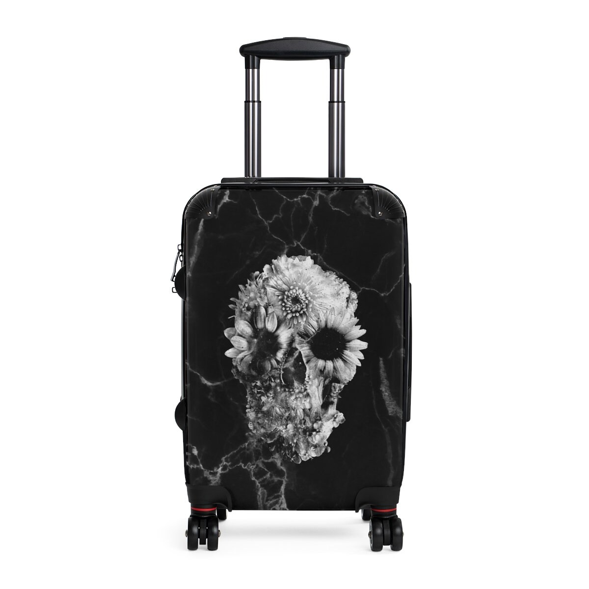 Marble Skull Cabin Suitcase Sugar Skull 