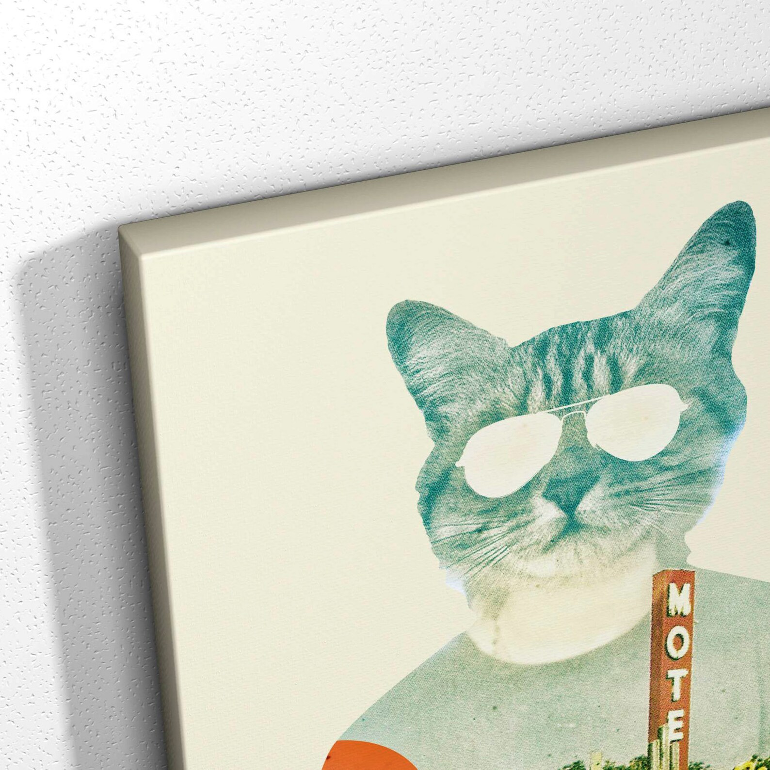 Animals Set of 3 Canvas Wall Art Funny Animals Canvas Wall Etsy