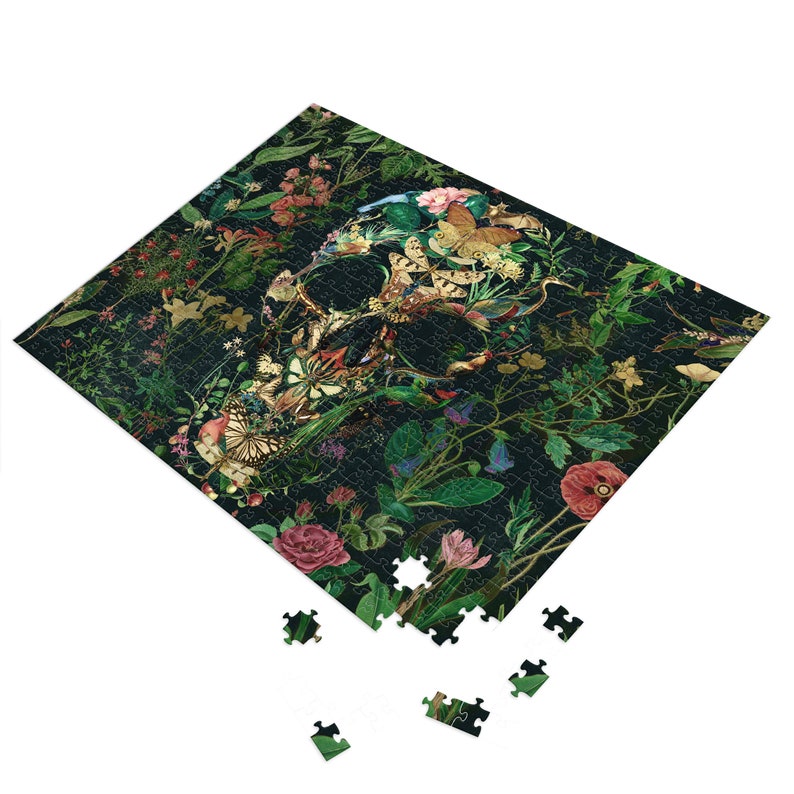 Cartoon Skull Puzzles For Adults 1000 Pieces, Fun Puzzles For Teens Family Jigsaw Puzzles For Family Activities Games Dyi Gift