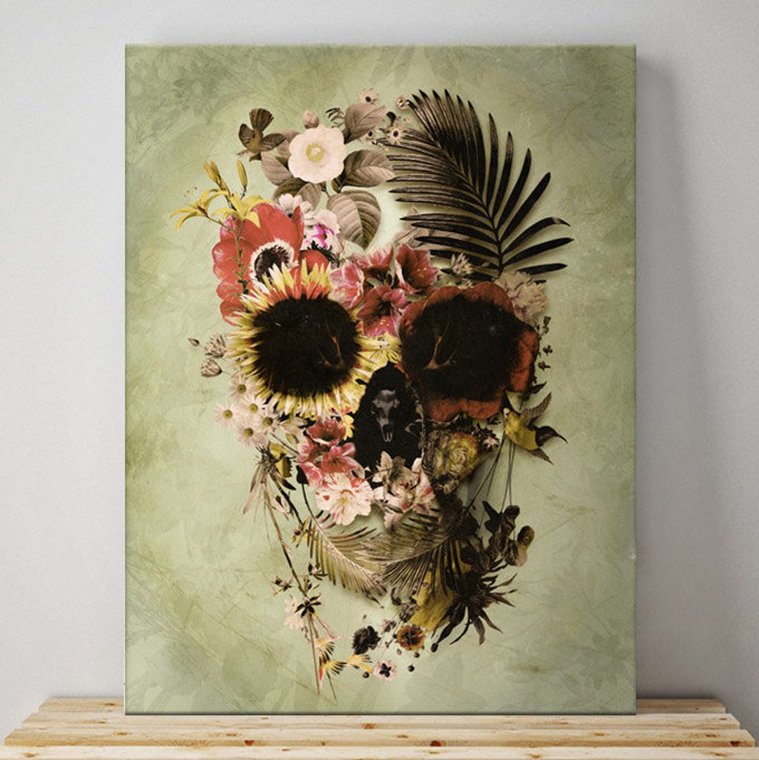 Society6 ケース Vintage Skull by Ali GULEC Vintage Skull Art Print by Ali GULEC | Society6