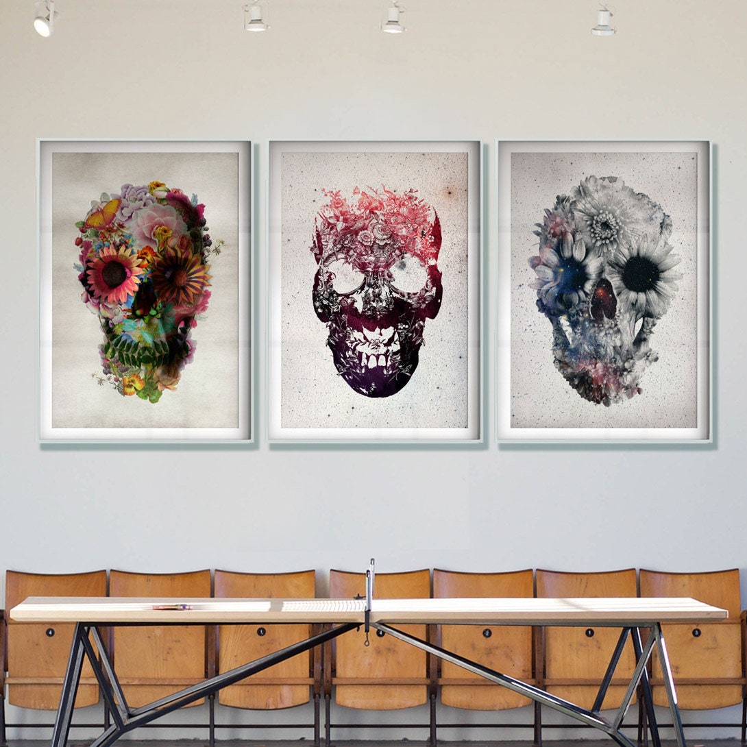 Society6 ケース SKULL 2 by Ali GULEC SKULL 2 Framed Art Print by Ali GULEC | Society6