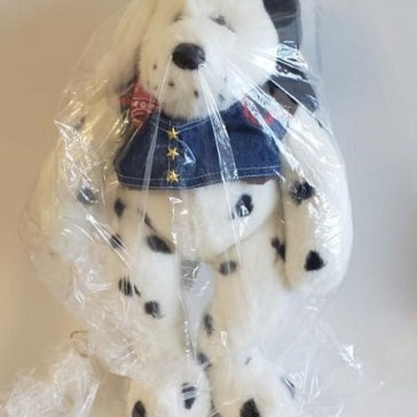 Build a Bear Dog Dalmatian 17" Stuffed Spotted Plush Cowboy Retired