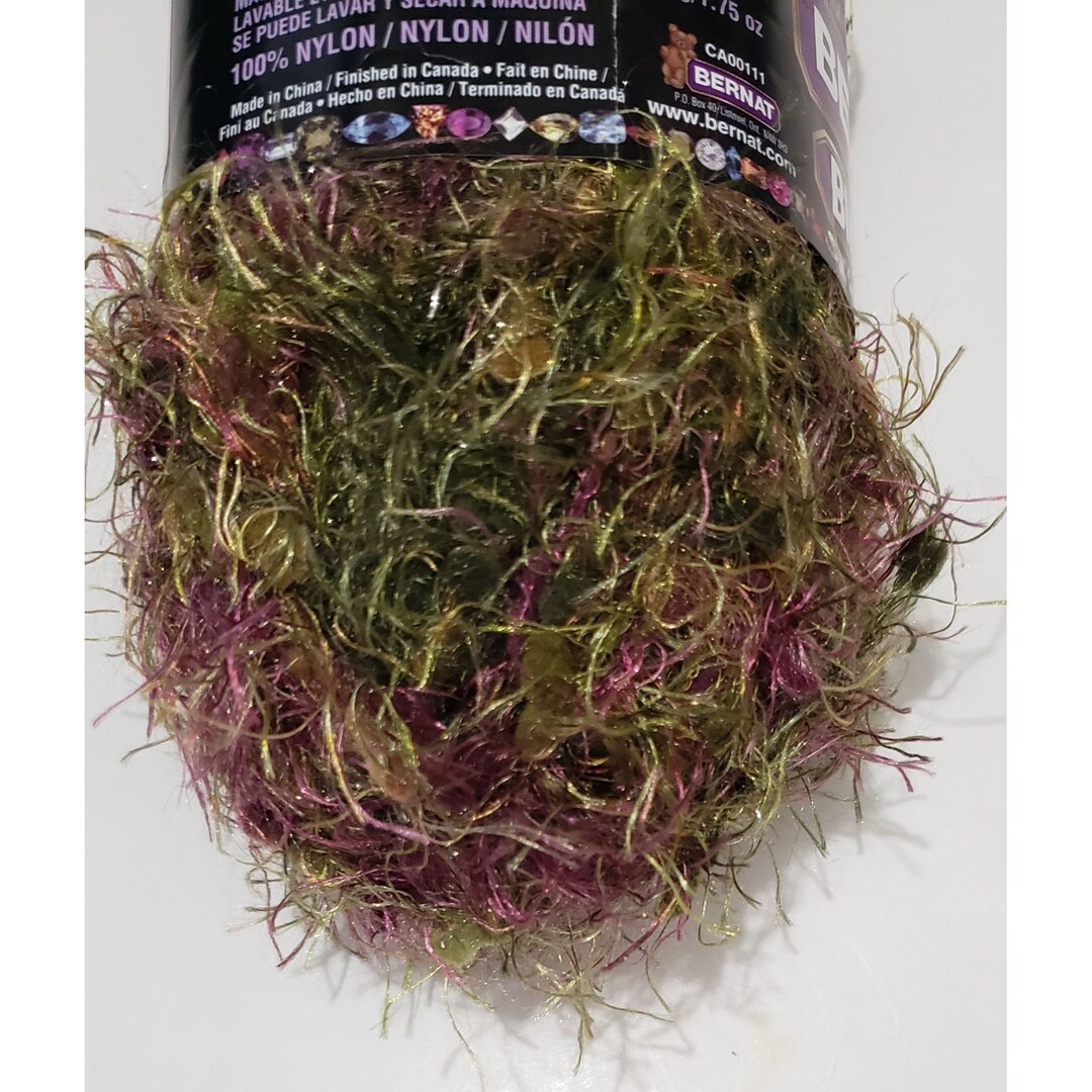 Bernat Bling Bling Yarn Spotlight Sage 1 Skein 90yds 1.75oz Etsy