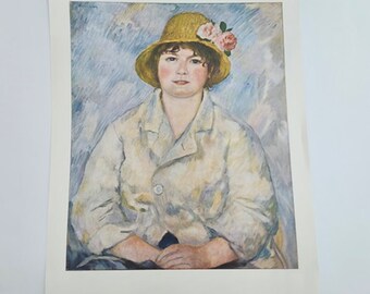 Madame Renoir Pierre Auguste Vintage Print