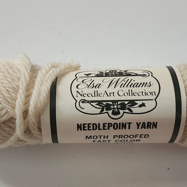 Elsa Williams One #716 09 Skein Needlepoint Wool Yarn 100% Wool Crewel Yarn 40 yards Vintage Moth Proof Tapestry Yarn