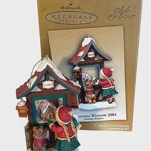 Hallmark Keepsake Christmas Window Sweet Shop #2 Ornament Vintage 2004