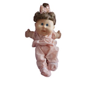 Teeth 2005 Cabbage Patch Kids light Brown Hair Blue Eyes 2 pamper
