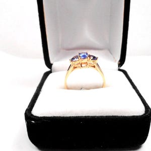 Tanzanite Ring. 92 points in a 14kt. Gold Ring. image 2