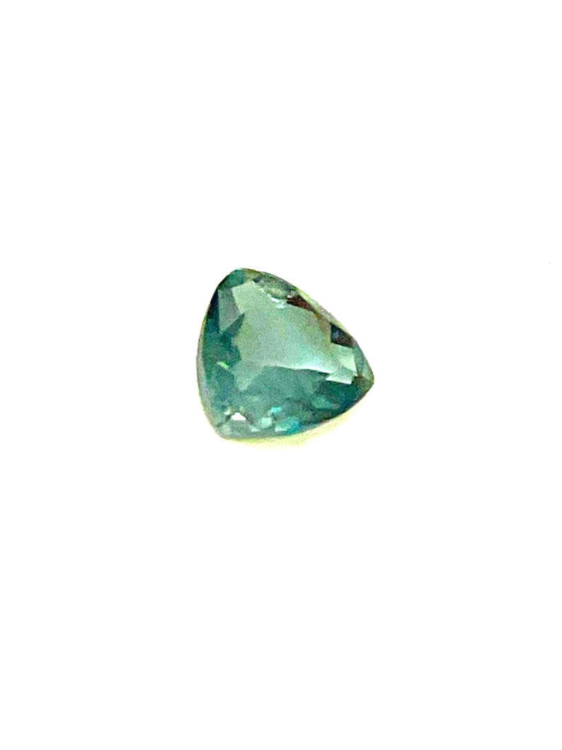 Piedra preciosa de alejandrita con certificación GIA, corte trillón de 0,55 ct. imagen 6