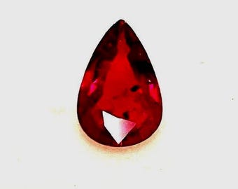 Madagascar Ruby Gemstone.  Genuine, Pidgeon blood, 1.01ct, 8 x 6mm