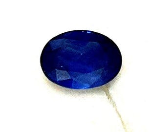 Tanzanite Gemstone.  Genuine, 8 x 6mm, 1.48ct, rich saturation