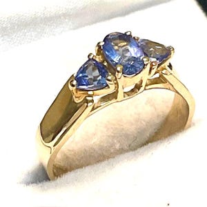 Tanzanite Ring. 92 points in a 14kt. Gold Ring. image 4