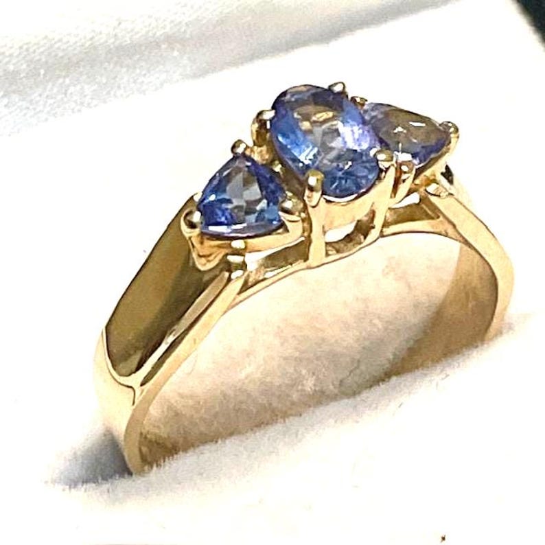 Tanzanite Ring. 92 points in a 14kt. Gold Ring. image 4