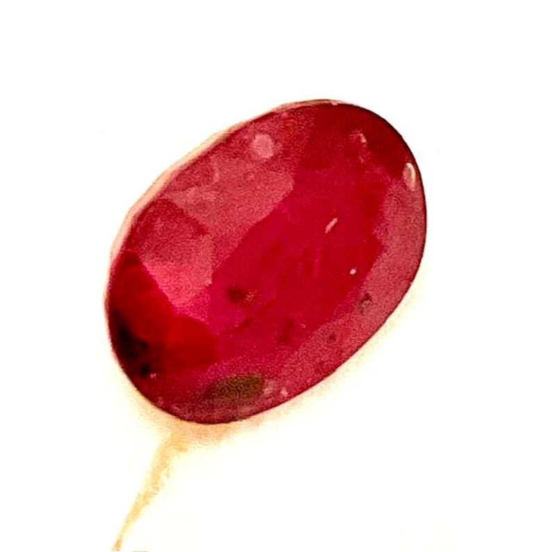 Pigeon Ruby Pigeon Blood Ruby. Genuine, 1.99ct., 8 X 6mm., Oval Cut, Loose Gem. - Etsy