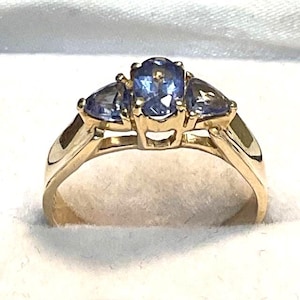 Tanzanite Ring. 92 points in a 14kt. Gold Ring.