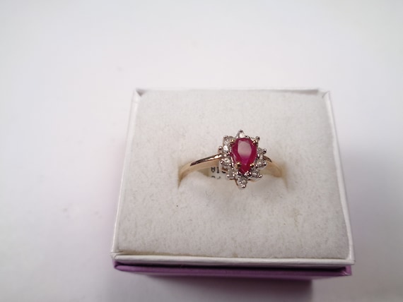 Gold Ruby Ring with 2002 Appraisal ring. - image 3