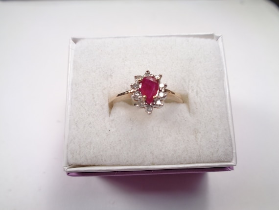 Gold Ruby Ring with 2002 Appraisal ring. - image 1