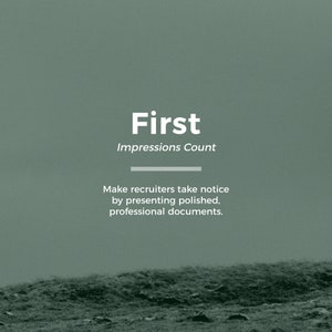 First impressions count quote