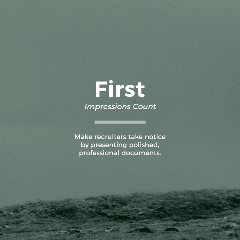 First impressions count quote