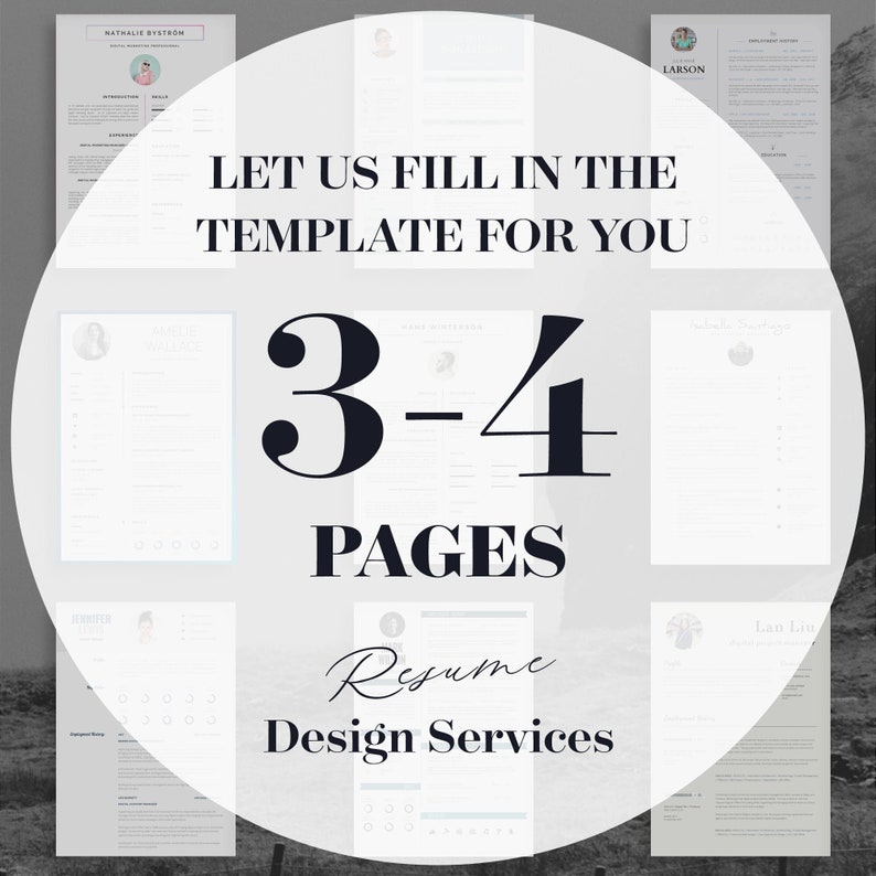 Resume Template Customisation, Resume Creation.
