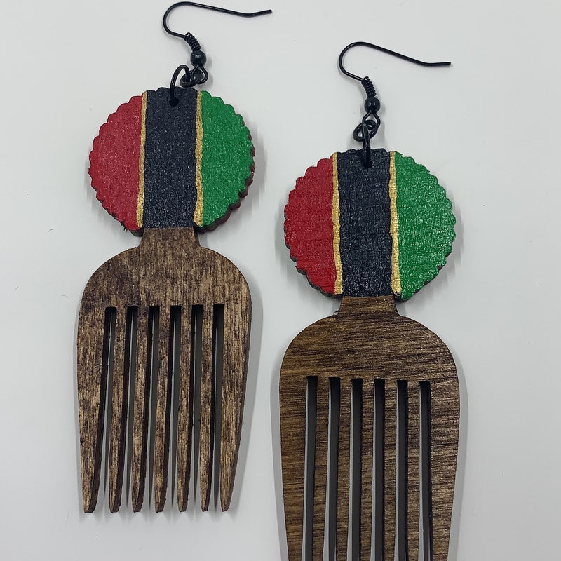 Afro Earrings - Etsy