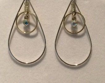 Silber Tropfen Ohrringe kleine gold Creolen Creolen Silber Doppel Creolen Silber Ohrringe Silber Ohrringe
